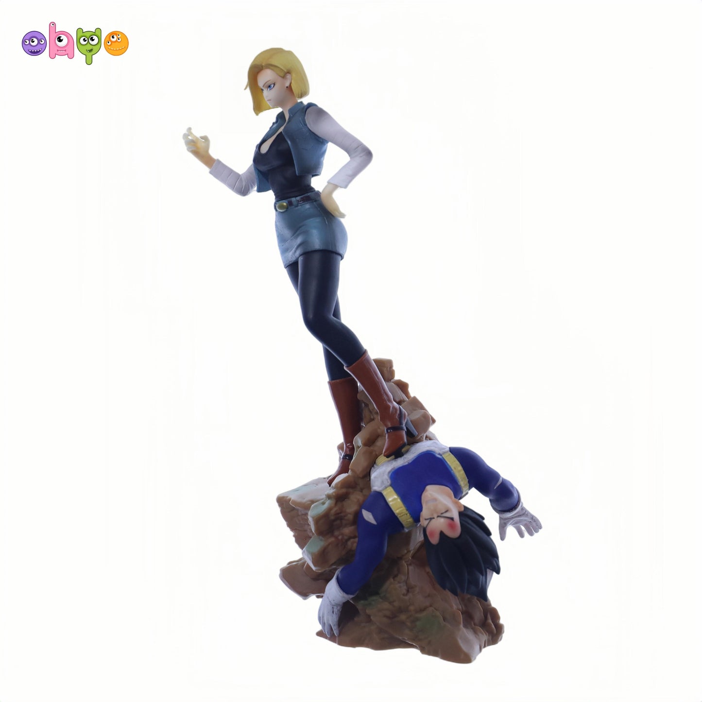Dragon Ball Z Lazuli Figures Android 18 VS Vegeta Action Figures PVC Anime Collection Statue Model Toys Birthday Gifts