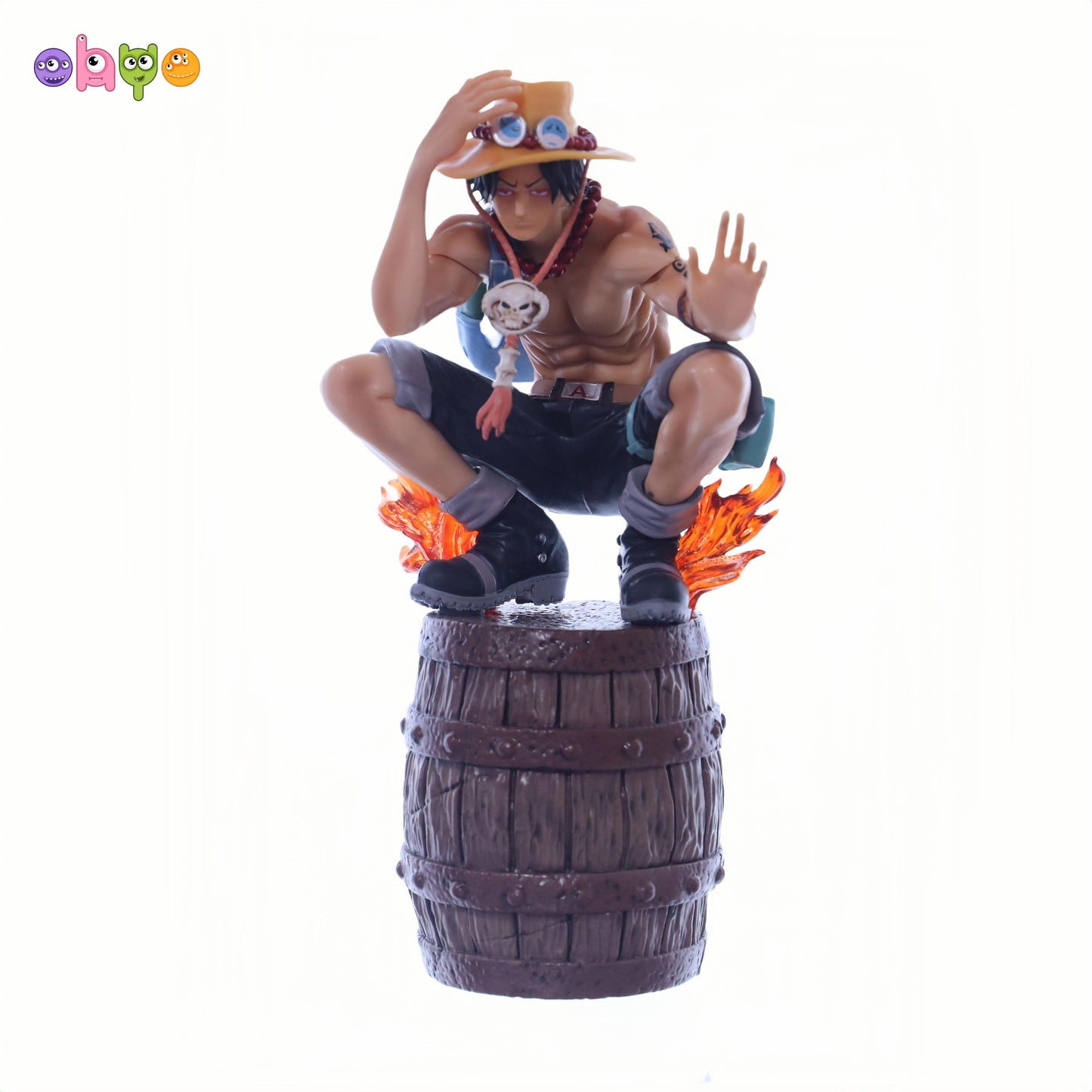 One Piece Ace Action Figure Portgas D Ace Wine Cask Anime Figurine