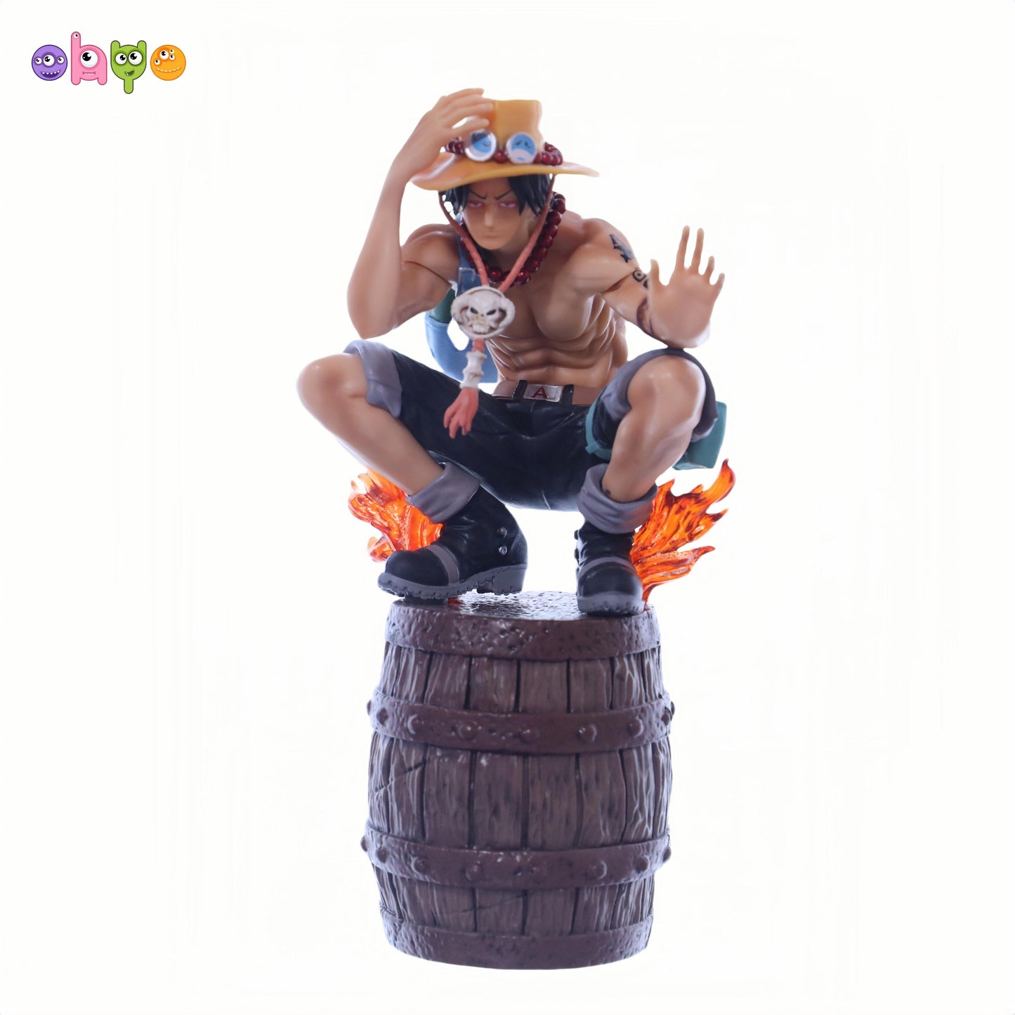One Piece Ace Action Figure Portgas D Ace Wine Cask Anime Figurine