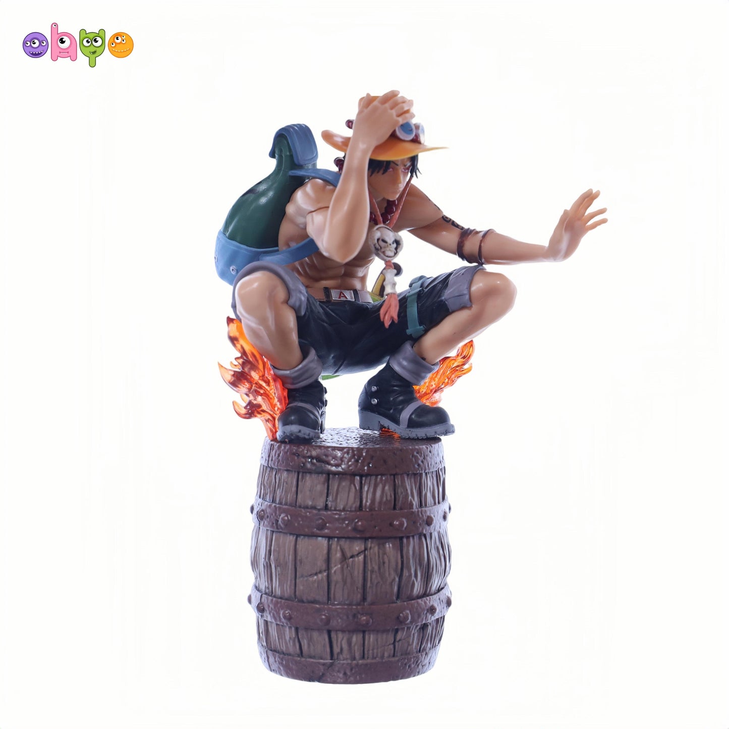 One Piece Ace Action Figure Portgas D Ace Wine Cask Anime Figurine