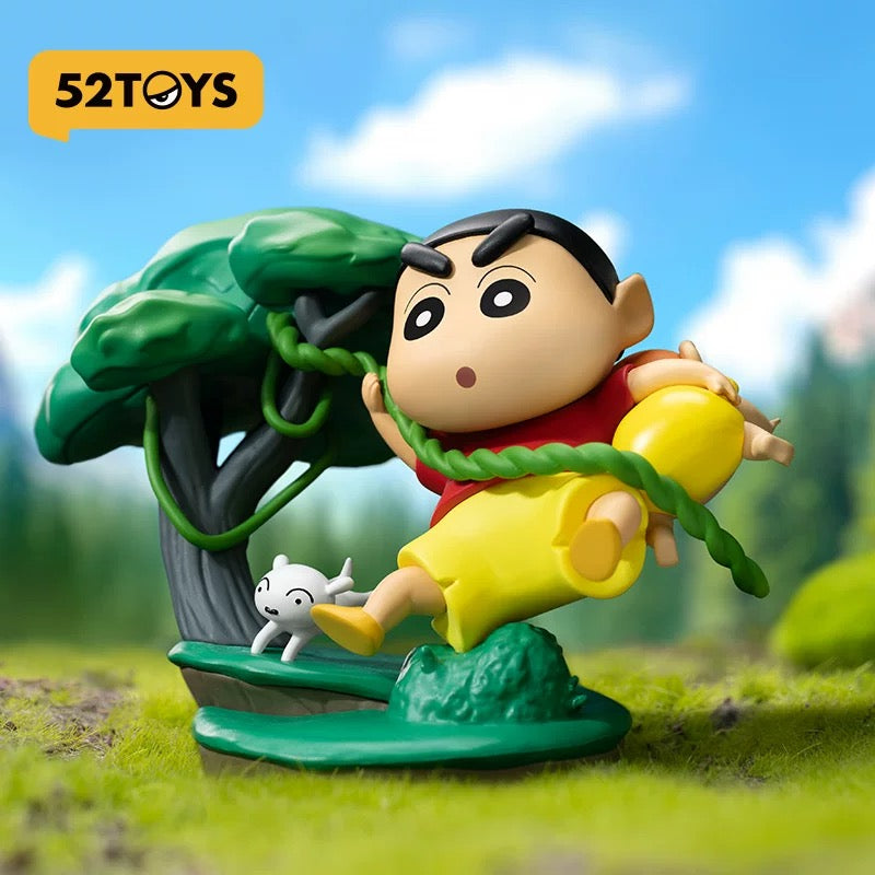 Crayon Shin Chan Blind Box Classic Scene Series Cartoon Anime Figure Decorations Pvc Model Action Figurines Ornament Toys Gift