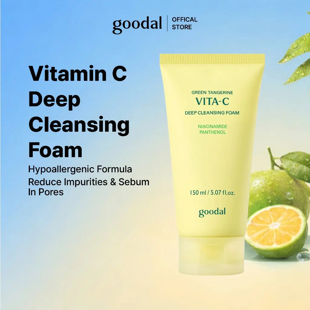 GOODAL GREEN TANGERINE VITA C DEEP CLEANSING FOAM 150 ML