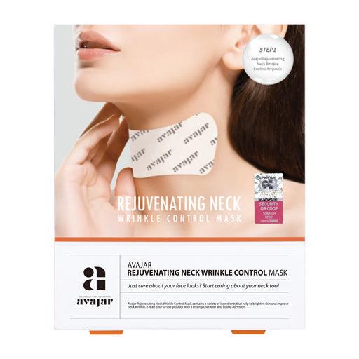 AVAJAR REJUVENATING NECK WRINKLE CONTROL MASK (5pcs)