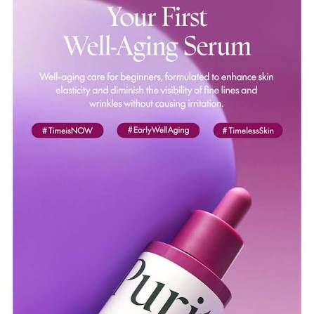 PURITO Timeless Bloom Bakuchiol Serum 30ml