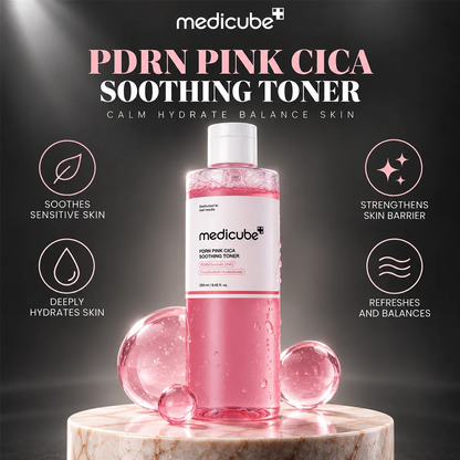 Medicube PDRN Pink Cica Soothing Toner 250ml