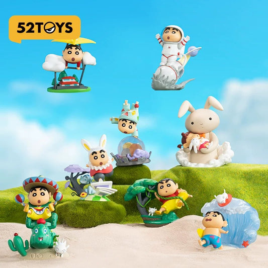 Crayon Shin Chan Blind Box Classic Scene Series Cartoon Anime Figure Decorations Pvc Model Action Figurines Ornament Toys Gift