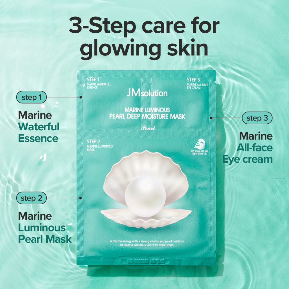 JMsolution Marine Luminous Pearl Moisture Mask Plus x 10ea