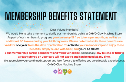 OHYO Token (Member)