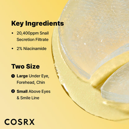 COSRX Advanced Snail Hydrogel Eye Patch 60 patches