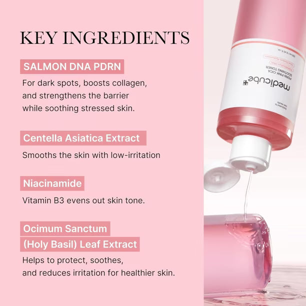 Medicube PDRN Pink Cica Soothing Toner 250ml