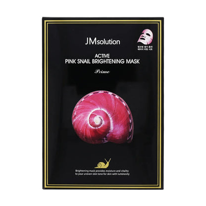 JMsolution Active Pink Snail Brightening Mask Prime 30ml x 10ea