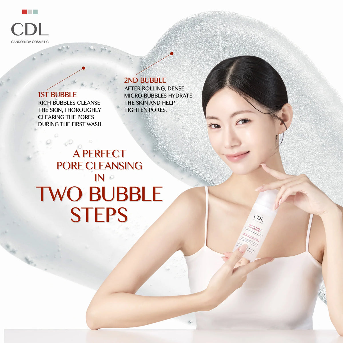 CDL CANDORLOV COMPACT BUBBLE SPARKLE MASK 100g