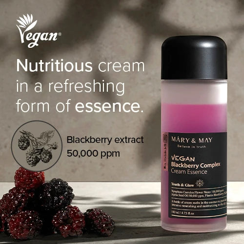 Mary & May Vegan Blackberry Complex Cream Essence (140ml)