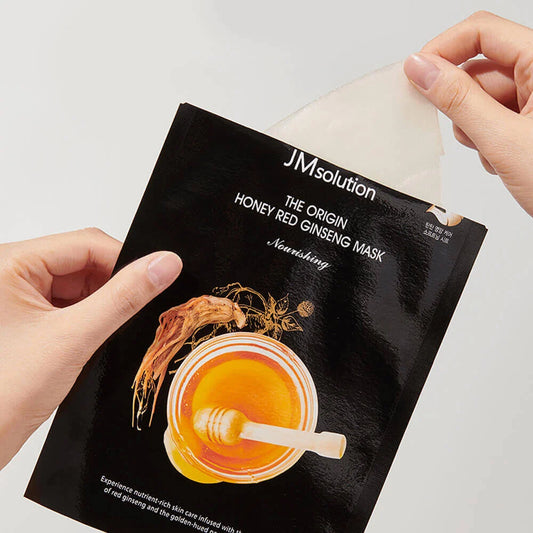 JMsolution The Origin Honey Red Ginseng Mask – 30ml × 1 Sheet