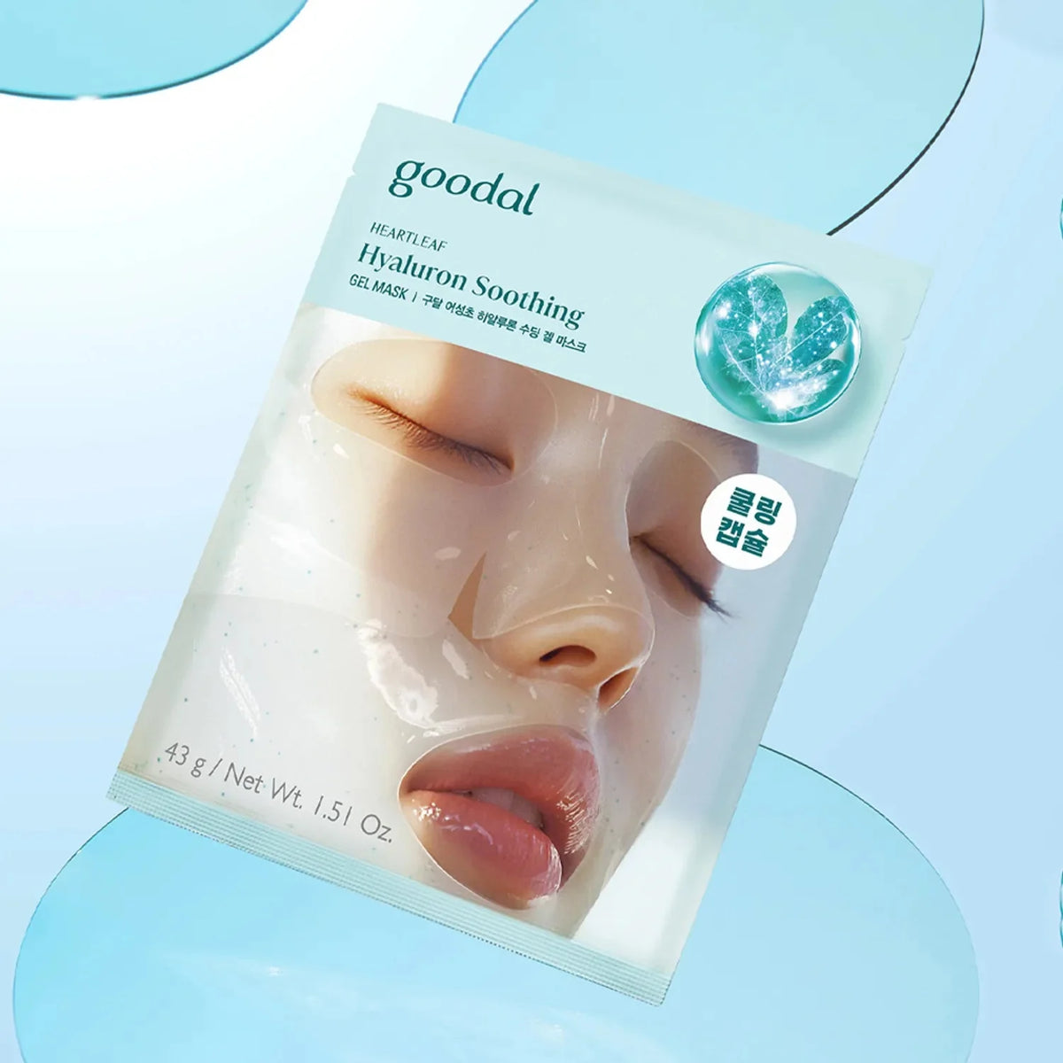 GOODAL Heartleaf Hyaluron Soothing Gel Mask 43g