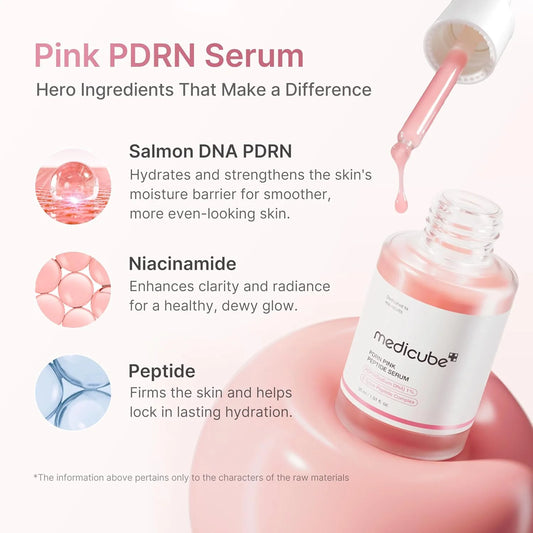 Medicube PDRN Pink Peptide Serum 30ml