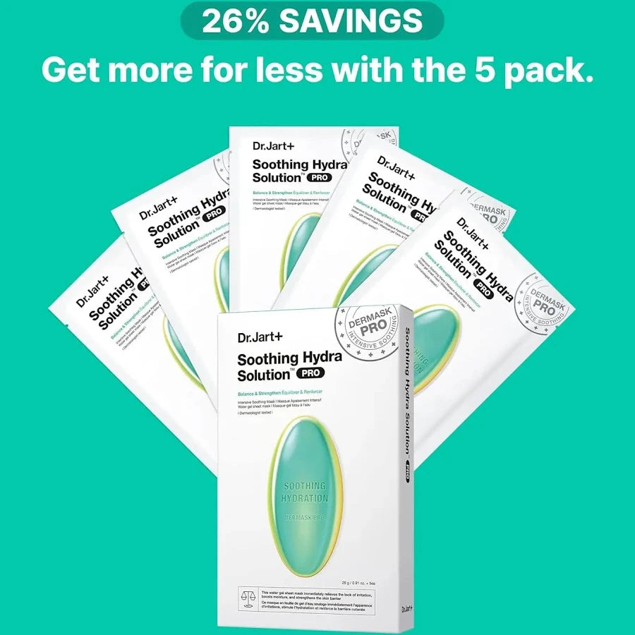 Dr.Jart+ Dermask™ Soothing Hydra Solution™ PRO — 26g × 5ea